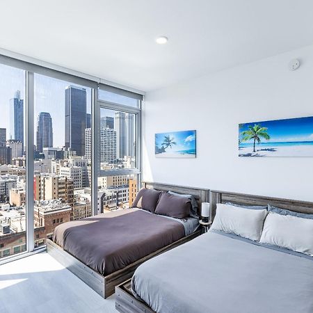 לוס אנג'לס Top Floor High Rise 3 Bed Dtla Skyscraper Penthouse מראה חיצוני תמונה