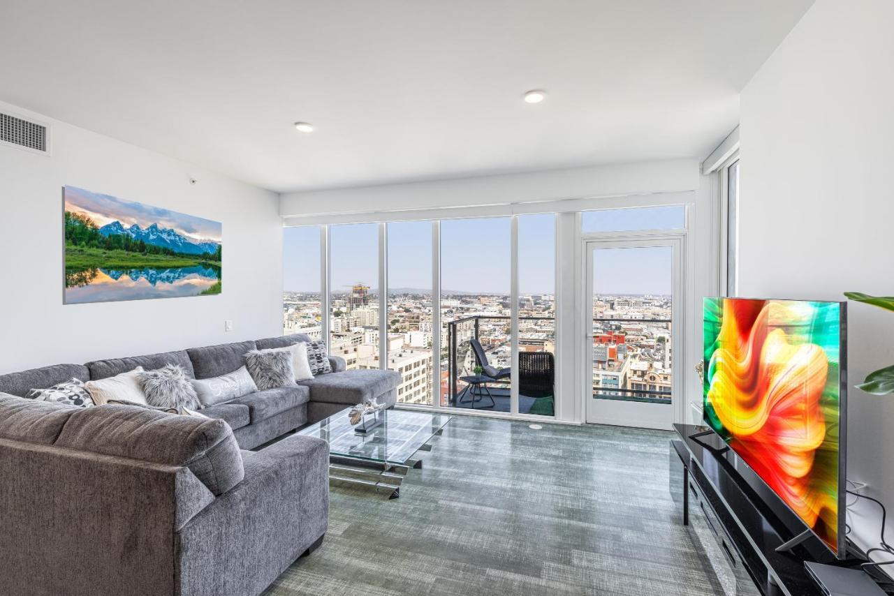 לוס אנג'לס Top Floor High Rise 3 Bed Dtla Skyscraper Penthouse מראה חיצוני תמונה