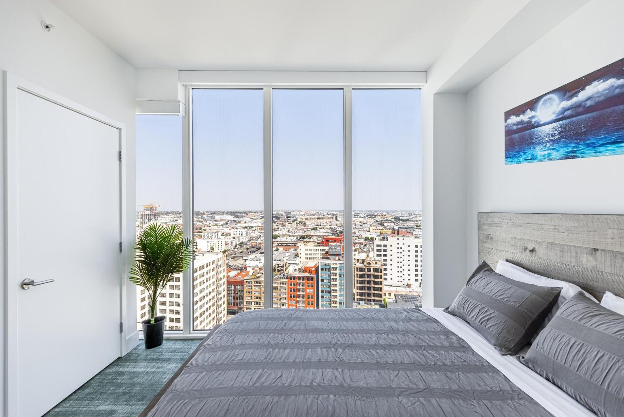 לוס אנג'לס Top Floor High Rise 3 Bed Dtla Skyscraper Penthouse מראה חיצוני תמונה
