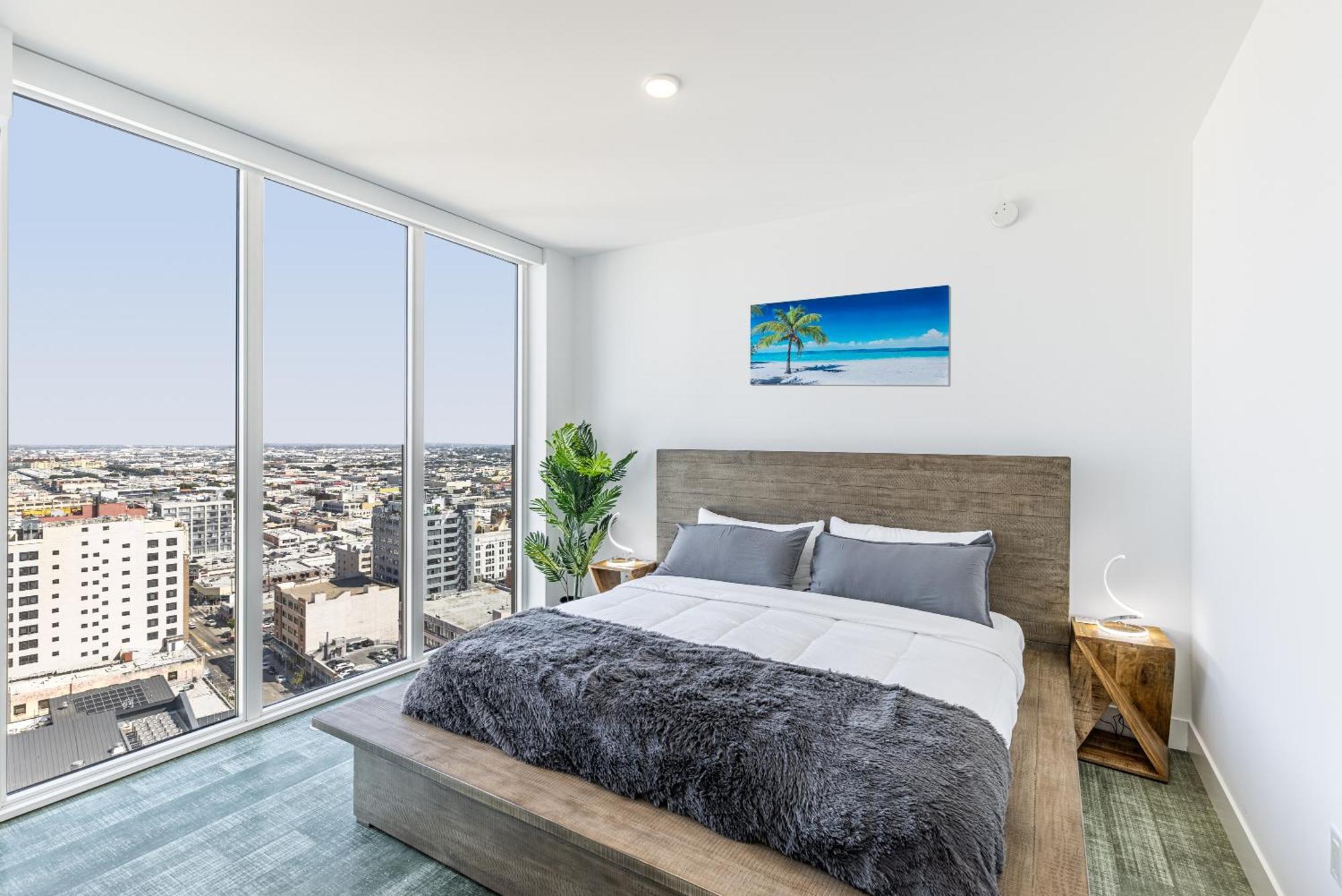 לוס אנג'לס Top Floor High Rise 3 Bed Dtla Skyscraper Penthouse מראה חיצוני תמונה