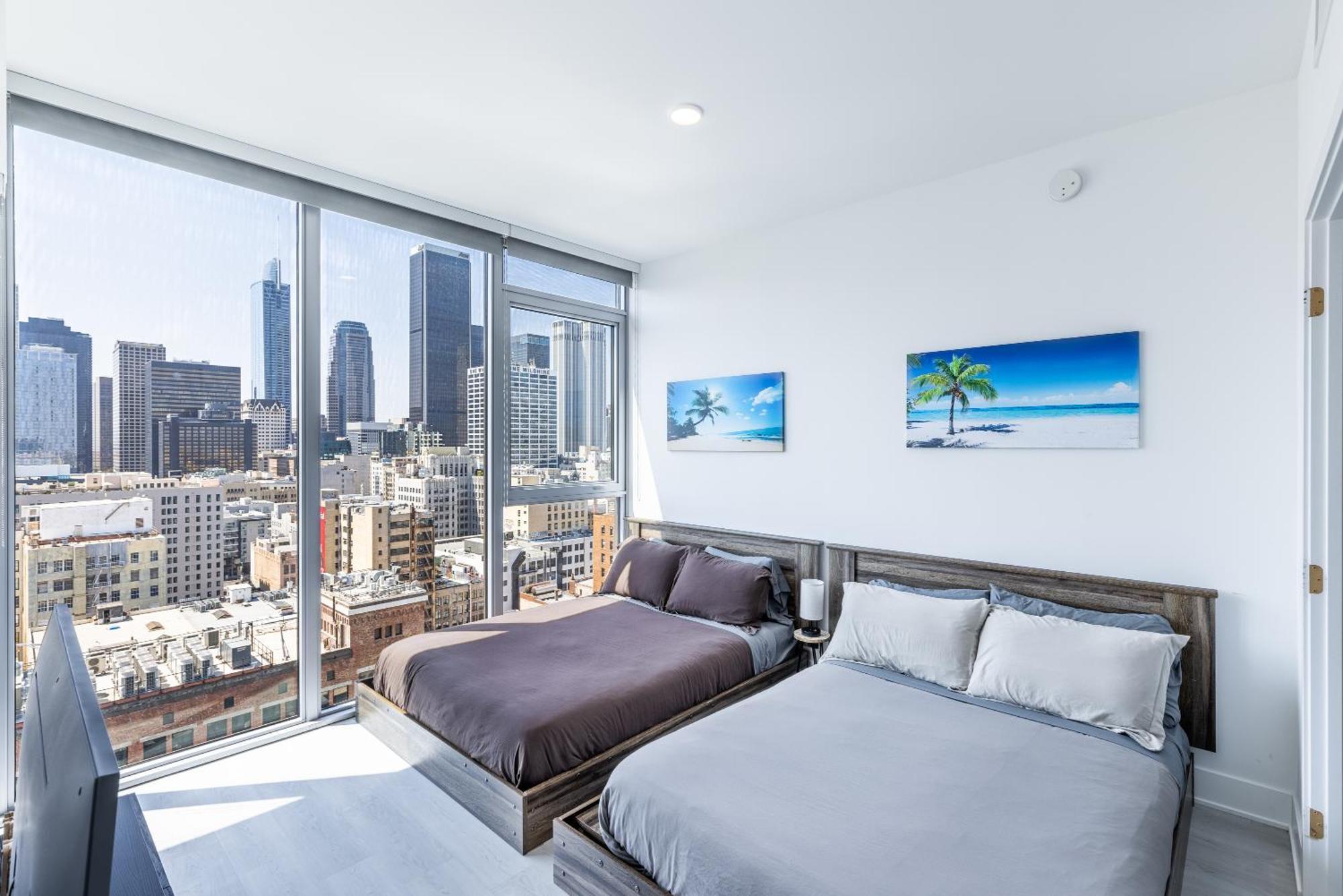 לוס אנג'לס Top Floor High Rise 3 Bed Dtla Skyscraper Penthouse מראה חיצוני תמונה