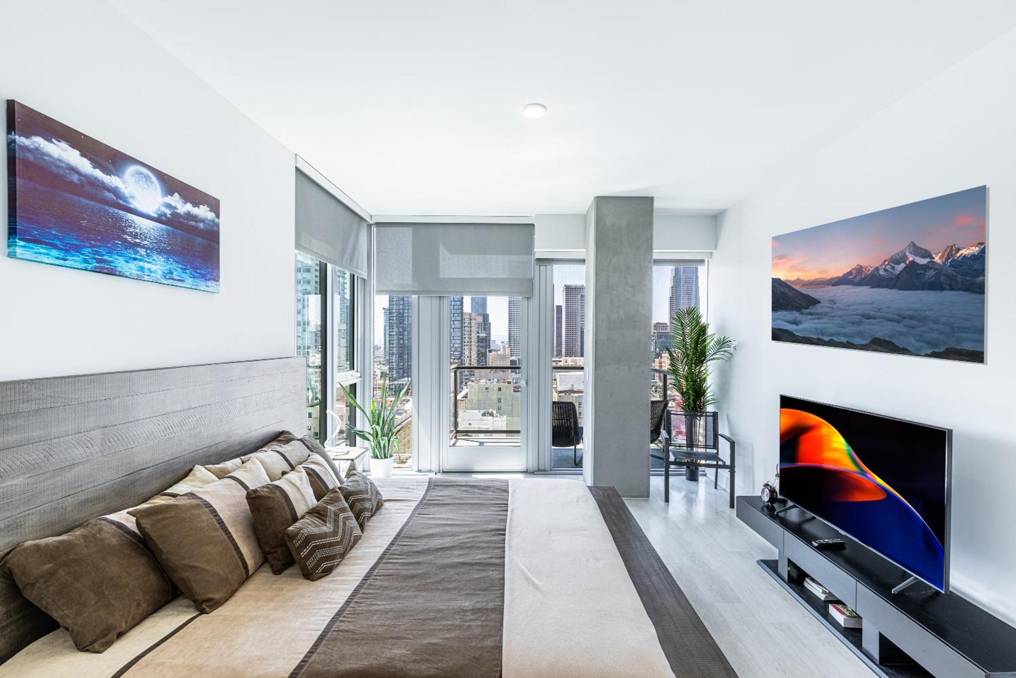 לוס אנג'לס Top Floor High Rise 3 Bed Dtla Skyscraper Penthouse מראה חיצוני תמונה